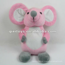 lindo juguete de peluche rosa y peluche